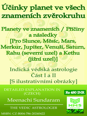 cover image of Účinky planet ve všech znameních zvěrokruhu (Czech)